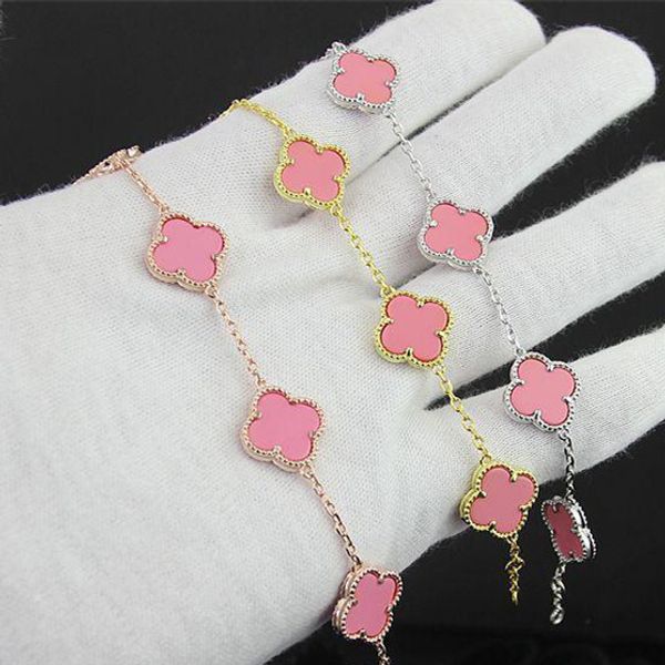 fashion brand flower bracelets stainless steel shell clover bracelets with black agate four-leaf clover for women silver rose gold bracelet, Golden;silver
fashion brand flower bracelets stainless steel shell clover bracelets with black agate four-leaf clover for women silver rose gold bracelet, Golden;silver