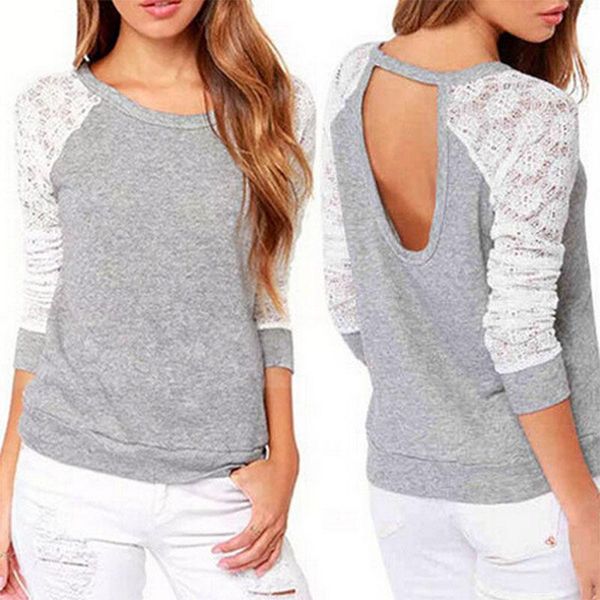 spring women sweatshirts autumn backless embroidery lace casual hoodies female long sleeve sweatshirts ladies, Black
spring women sweatshirts autumn backless embroidery lace casual hoodies female long sleeve sweatshirts ladies, Black