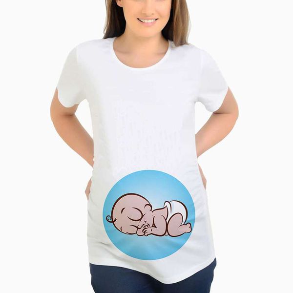 maternity baby sleeping maternity t-shirts funny design pregnancy t shirts mom to be summer short sleeve clothes, White
maternity baby sleeping maternity t-shirts funny design pregnancy t shirts mom to be summer short sleeve clothes, White