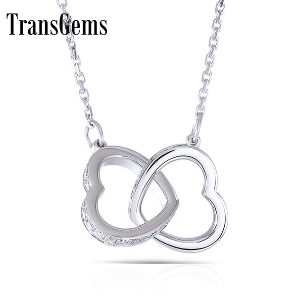 transgems 18k white gold 0.5 ct lab grown moissanite diamond heart shape solitaire pendant necklace solid for women, Silver
transgems 18k white gold 0.5 ct lab grown moissanite diamond heart shape solitaire pendant necklace solid for women, Silver