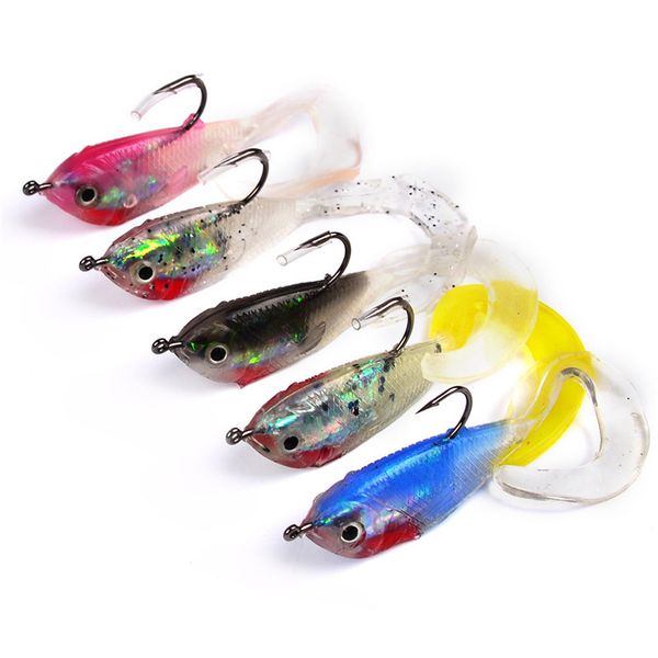 5pc/lot soft silicone grub fishing lure 5g 5cm 5 colors freshwater crankbaits minnow worms bait hook
5pc/lot soft silicone grub fishing lure 5g 5cm 5 colors freshwater crankbaits minnow worms bait hook