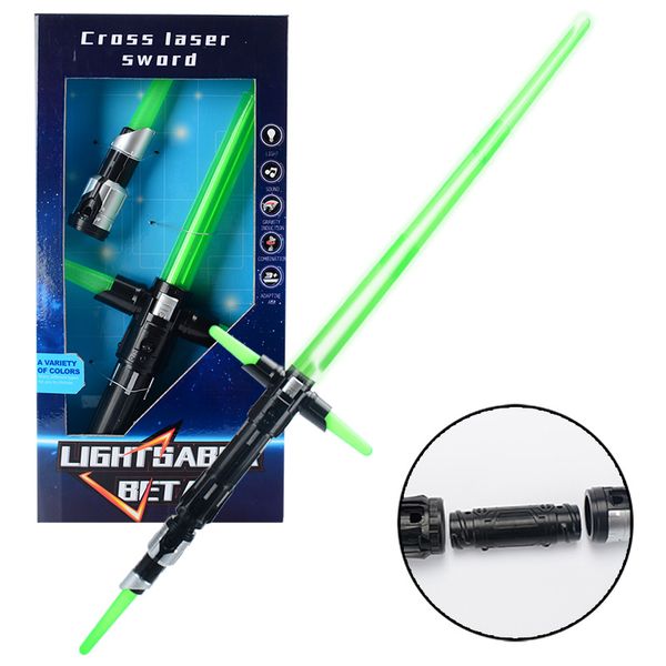cosplay prop lightsaber with light sound red green blue cross laser sword star toys kids birthday christmas gifts
cosplay prop lightsaber with light sound red green blue cross laser sword star toys kids birthday christmas gifts