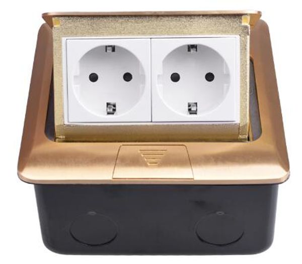 pure copper thicken panel 16a russia spain eu standard pop up floor socket double power electrical outlet ac 110~250v 
pure copper thicken panel 16a russia spain eu standard pop up floor socket double power electrical outlet ac 110~250v