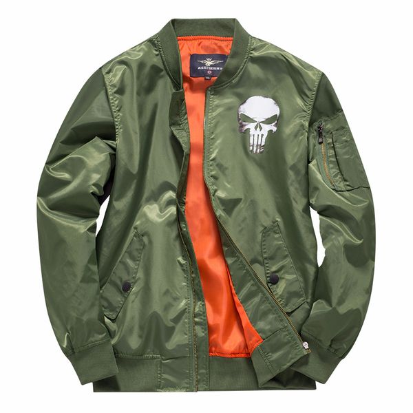 s-8xl men thin jacket fashion coats baseball jackets skull printed outwear overcoat male female couple plus size clothing wholesale, Black;brown
s-8xl men thin jacket fashion coats baseball jackets skull printed outwear overcoat male female couple plus size clothing wholesale, Black;brown