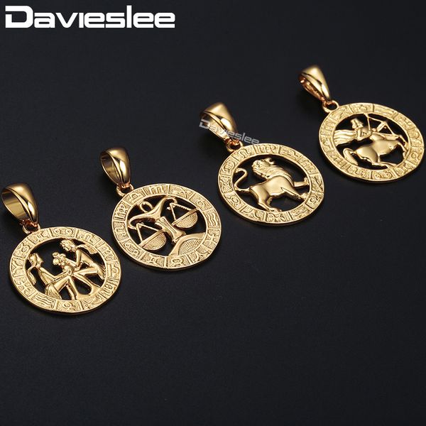 davieslee 12 horoscope zodiac sign pendant necklaces for women men gold aries leo dropshipping 12 constellations jewelry dgpm24, Silver
davieslee 12 horoscope zodiac sign pendant necklaces for women men gold aries leo dropshipping 12 constellations jewelry dgpm24, Silver