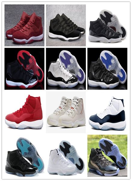with box 11 xi platinum tint basketball shoes 11s concord 45 bred cap and gown cool grey gym red chicago mens&womens sports shoes
with box 11 xi platinum tint basketball shoes 11s concord 45 bred cap and gown cool grey gym red chicago mens&womens sports shoes