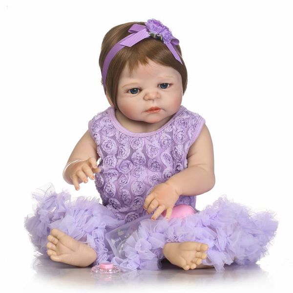 22 "всего тела мягкого силикона младенцев девочек reborn baby doll куклы принцессы девушки реалистичные куклы beborn rebe brinquedos
22 "всего тела мягкого силикона младенцев девочек reborn baby doll куклы принцессы девушки реалистичные куклы beborn rebe brinquedos