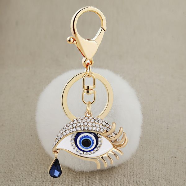 2018 korean fashion angel tears key buckle turkey blue eye rex rabbit hair ball bag plush pendant, Silver
2018 korean fashion angel tears key buckle turkey blue eye rex rabbit hair ball bag plush pendant, Silver