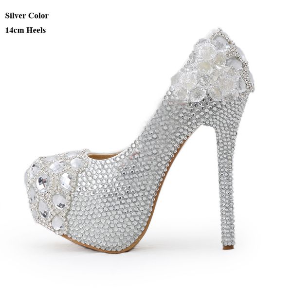 cinderella crystal prom shoes silver rhinestone bride shoes wedding dress marriage shoes performance party prom high heels, Black
cinderella crystal prom shoes silver rhinestone bride shoes wedding dress marriage shoes performance party prom high heels, Black