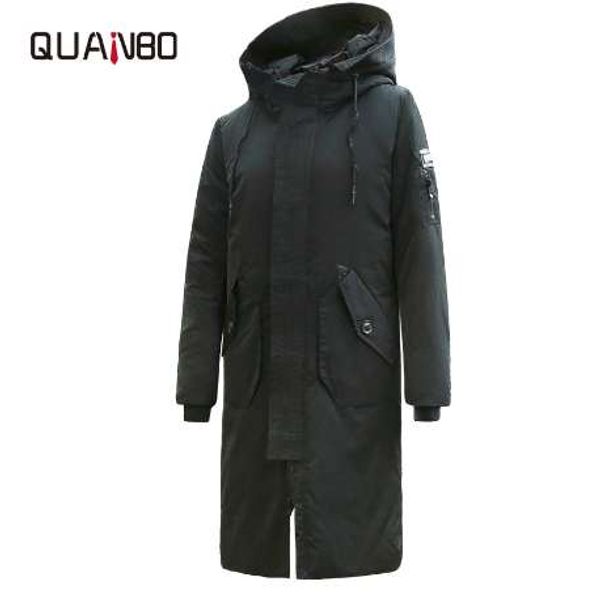 quanbo men long down jacket 2018 new arrival fashion hooded winter thick warm duck down coat brand clothing, Black;brown
quanbo men long down jacket 2018 new arrival fashion hooded winter thick warm duck down coat brand clothing, Black;brown