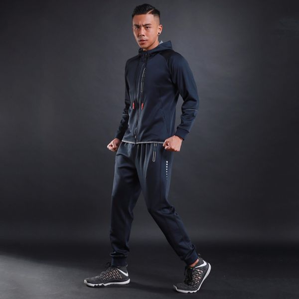 wholesale- two piece set mens sport suits outdoor sports wear autumn winter hoodie jacket jogger pants running set l1087 l10818, Black;blue
wholesale- two piece set mens sport suits outdoor sports wear autumn winter hoodie jacket jogger pants running set l1087 l10818, Black;blue