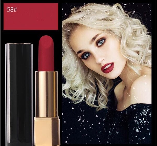 factory Outlet newest A++++top quality rouge velvet lipstick 3.5g luminous matte lip colour 13 colors Aluminum tube pressing lipstick
factory Outlet newest A++++top quality rouge velvet lipstick 3.5g luminous matte lip colour 13 colors Aluminum tube pressing lipstick