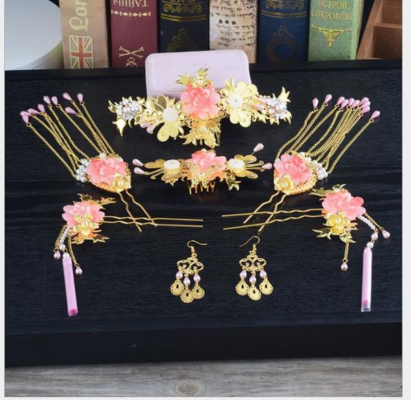 chinese brides comb golden hair crowns, ancient costumes, coronet, chinese wedding, antique style, crown ornaments, Slivery;golden
chinese brides comb golden hair crowns, ancient costumes, coronet, chinese wedding, antique style, crown ornaments, Slivery;golden