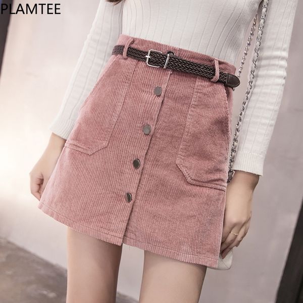 plamtee skirts women skirt vintage high waist jupe bodycon button pocket short saia feminina mini female skirts send belt s916, Black
plamtee skirts women skirt vintage high waist jupe bodycon button pocket short saia feminina mini female skirts send belt s916, Black