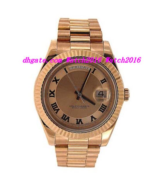 luxury watches stainless steel bracelet watch pink gold pink dial - 218235 41mm mechanical fashion men's wristwatch, Slivery;brown
luxury watches stainless steel bracelet watch pink gold pink dial - 218235 41mm mechanical fashion men's wristwatch, Slivery;brown