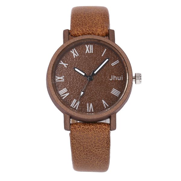 couple watches frosted surface leather strap wristwatch roman digital men women casual fashion quartz watch dress clock montre, Slivery;brown
couple watches frosted surface leather strap wristwatch roman digital men women casual fashion quartz watch dress clock montre, Slivery;brown
