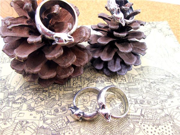 30pcs--fox rings,fox charms,antique tibetan silver tone fox circle shape pendants 21mm, Bronze;silver
30pcs--fox rings,fox charms,antique tibetan silver tone fox circle shape pendants 21mm, Bronze;silver