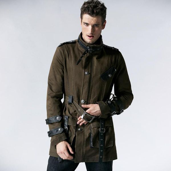 wholesale- steampunk autumn winter men coffee army style man punk long coat gothic casual long sleeve trench overcoats, Tan;black
wholesale- steampunk autumn winter men coffee army style man punk long coat gothic casual long sleeve trench overcoats, Tan;black