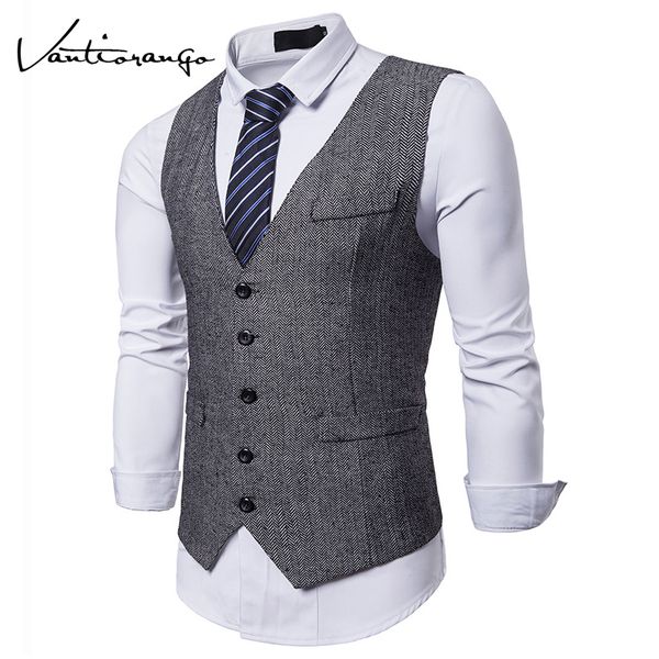 vantiorango dress vest new arrival for men slim fit gilet casual sleevess hight-end business waistcoat ltt00013, Black;white
vantiorango dress vest new arrival for men slim fit gilet casual sleevess hight-end business waistcoat ltt00013, Black;white