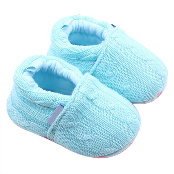 wool knit cloth solid anti-slip soft sole toddler shoes crib shoes fashion baby printed sole sneaker baby comfortable 40