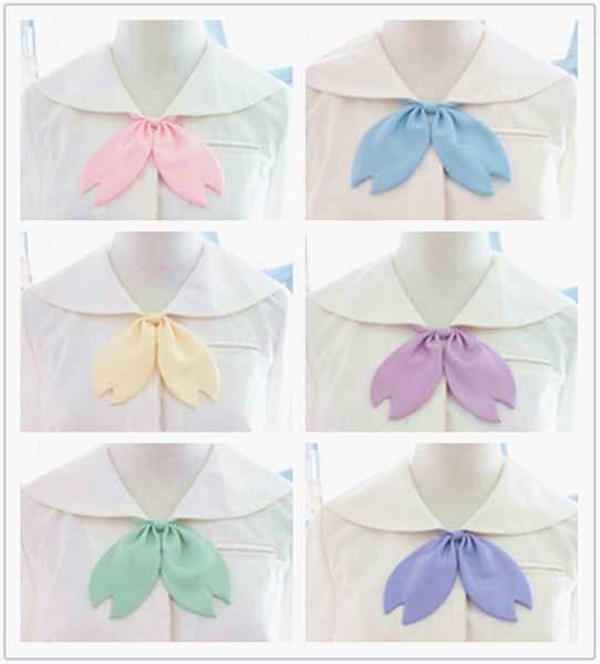 super cute sakura cherry shape women girl japan sailor uniform bowtie cravat neck tie 7 colors, Black;blue
super cute sakura cherry shape women girl japan sailor uniform bowtie cravat neck tie 7 colors, Black;blue