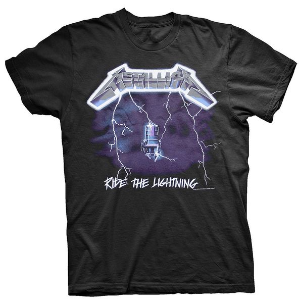 Metallica Ride The Lightning Rock Heavy Metal лицензированная футболка Футболка мужчины мужская футб
Metallica Ride The Lightning Rock Heavy Metal лицензированная футболка Футболка мужчины мужская футб