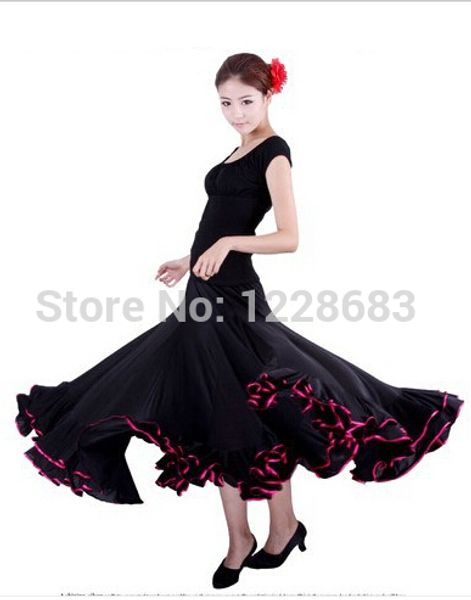 new 2017 women spanish faldas de baile flamenco dance skirt costume bailar flamenco dresses for girls, Black;red
new 2017 women spanish faldas de baile flamenco dance skirt costume bailar flamenco dresses for girls, Black;red