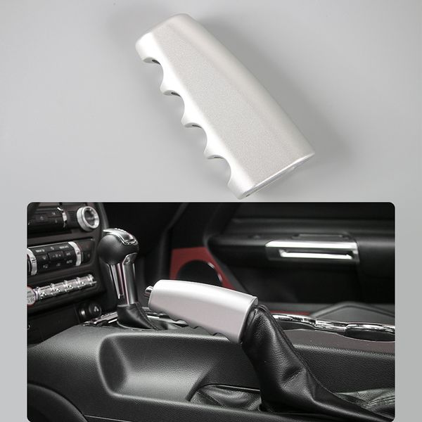 aluminium alloy silver gear handbrake frame decoration cover for ford mustang 2015 up car interior accessories
aluminium alloy silver gear handbrake frame decoration cover for ford mustang 2015 up car interior accessories