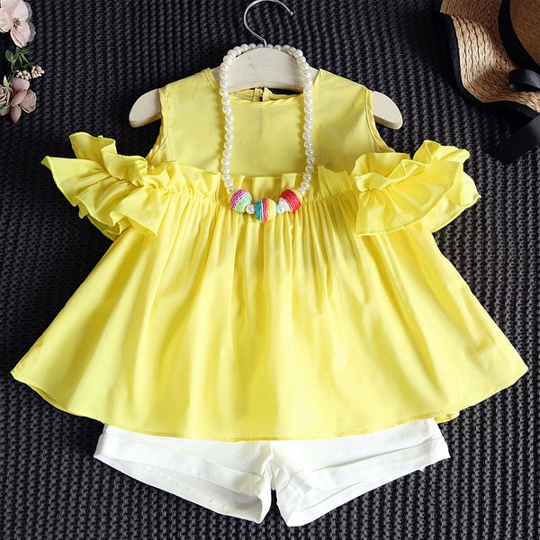 summer baby girls clothes suits doll butterfly shirts +shorts clothing set children kids 2pcs twinsets, White
summer baby girls clothes suits doll butterfly shirts +shorts clothing set children kids 2pcs twinsets, White