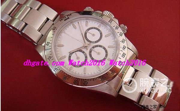 luxury watches stainless steel bracelet steel white dial chronograph bracelet watch 116520 40mm quartz fashion men's watch wristwatch, Slivery;brown
luxury watches stainless steel bracelet steel white dial chronograph bracelet watch 116520 40mm quartz fashion men's watch wristwatch, Slivery;brown