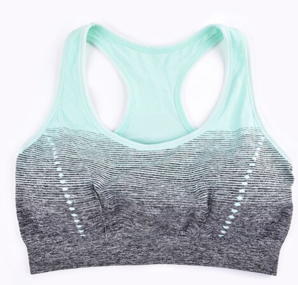 high stretch breathable sports bra fitness women padded sport bra for running yoga gym seamless crop bra gradient, White;black
high stretch breathable sports bra fitness women padded sport bra for running yoga gym seamless crop bra gradient, White;black