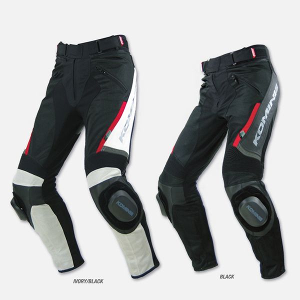 wholesale for titanium alloy komine pk717 leather pants riding motorcycle racing summer