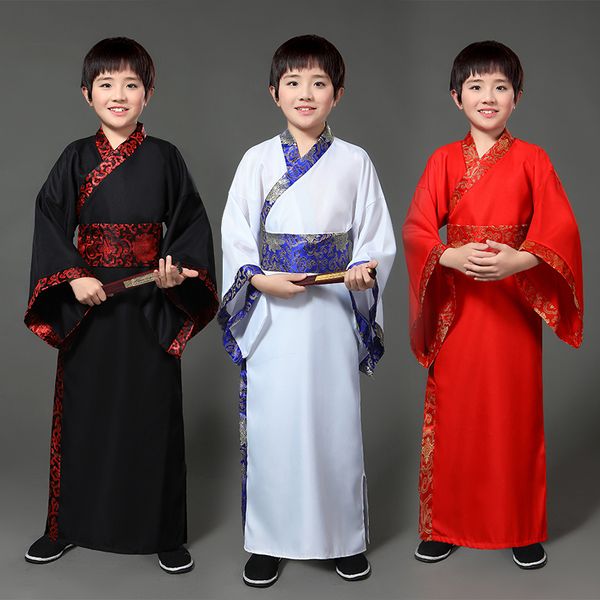 traditional ancient chinese folk dance costumes boy children classical kids child tang dynasty costume hanfu clothing dress, Black;red
traditional ancient chinese folk dance costumes boy children classical kids child tang dynasty costume hanfu clothing dress, Black;red