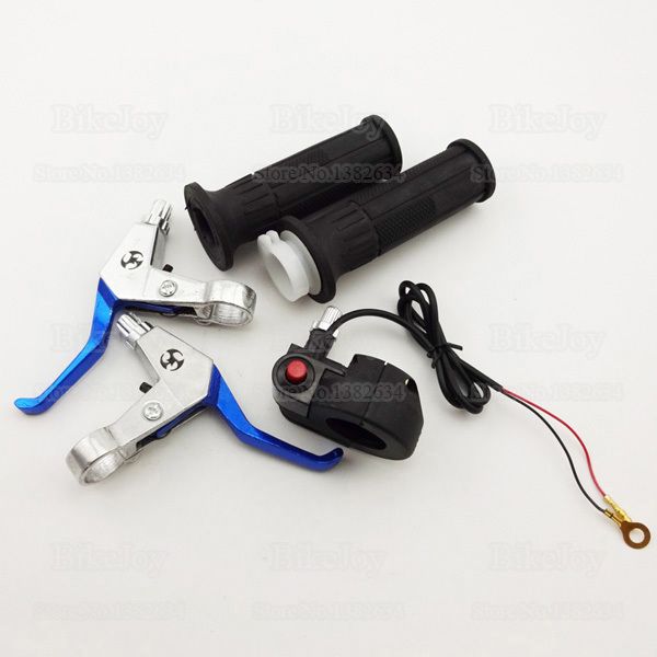 alloy brake levers + twist throttle hand grips + kill sswitch for mini moto dirt pocket bike atv quad minimoto motorcycle
alloy brake levers + twist throttle hand grips + kill sswitch for mini moto dirt pocket bike atv quad minimoto motorcycle
