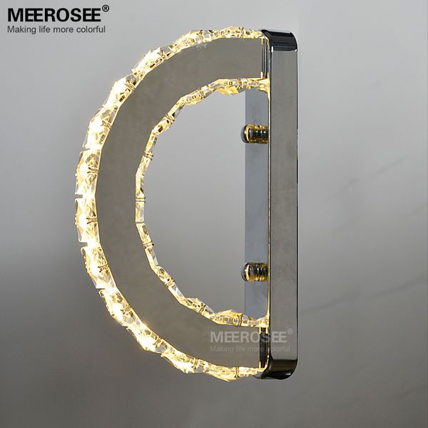 modern led wall light fixture crystal wall sconce lustres d shape mirror stainless steel beside lamps for bedroom bathroom
modern led wall light fixture crystal wall sconce lustres d shape mirror stainless steel beside lamps for bedroom bathroom
