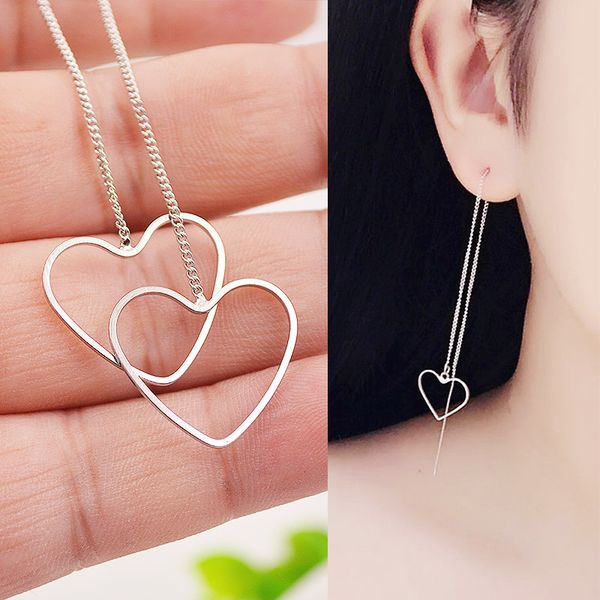 fashion simple geometric long ear line polygon triangle love earrings mixed batch, Silver
fashion simple geometric long ear line polygon triangle love earrings mixed batch, Silver