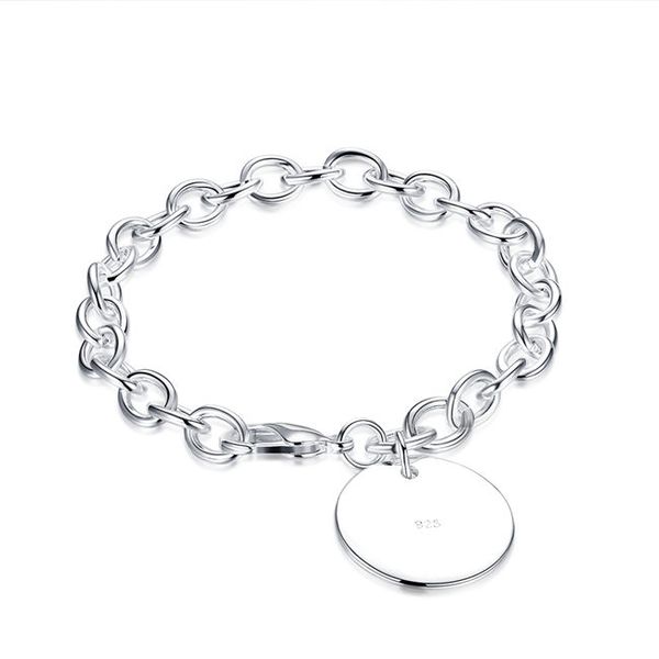 round card rough bracelet sterling silver plated bracelet spb270; new arrival men and women 925 silver bracelet link, chain, Black
round card rough bracelet sterling silver plated bracelet spb270; new arrival men and women 925 silver bracelet link, chain, Black