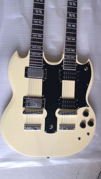 custom jimmy page 12 & 6 strings 1275 double neck led zeppeli page cream white sg electric guitar 2 different pickups special tailpiece
custom jimmy page 12 & 6 strings 1275 double neck led zeppeli page cream white sg electric guitar 2 different pickups special tailpiece