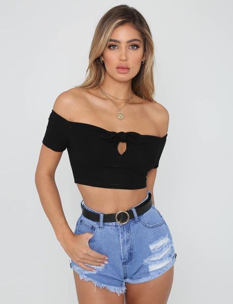 summer new 2018 off shoulder crop t shirts long sleeve solid short t-shirts for women clothing fashion slim t-shirt 6735, White
summer new 2018 off shoulder crop t shirts long sleeve solid short t-shirts for women clothing fashion slim t-shirt 6735, White