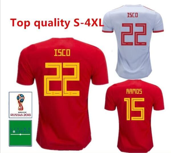 2018 World Cup Spain Home Soccer Jersey 18 19 Morata Busquets ISCO A.INIESTA Sergio Ramos Asensio Jersey España football shirt
2018 World Cup Spain Home Soccer Jersey 18 19 Morata Busquets ISCO A.INIESTA Sergio Ramos Asensio Jersey España football shirt