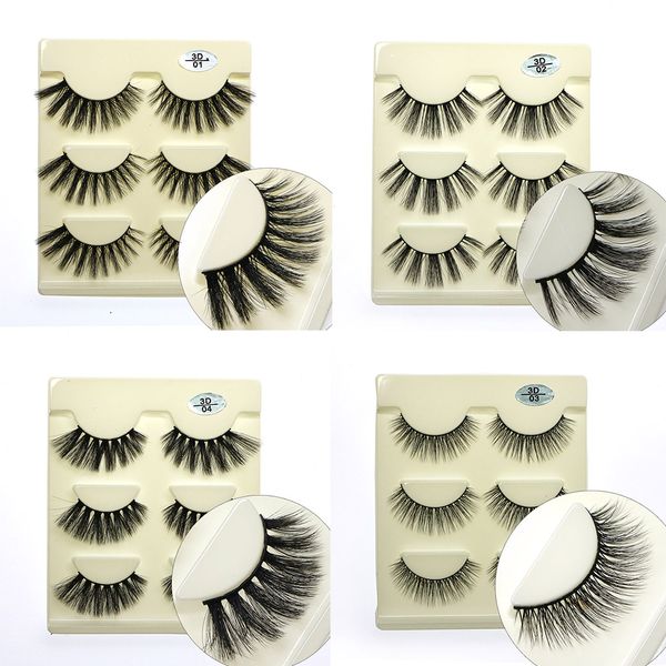 3 пары 3D искусственные норковые ресницы 36 стилей Handmade Beauty Натуральные длинные мяг
3 пары 3D искусственные норковые ресницы 36 стилей Handmade Beauty Натуральные длинные мяг