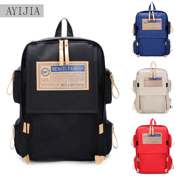 2018 autumn new backpack trend men and women british wind casual canvas bag ladies travel backpack usb charging smart bag
2018 autumn new backpack trend men and women british wind casual canvas bag ladies travel backpack usb charging smart bag
