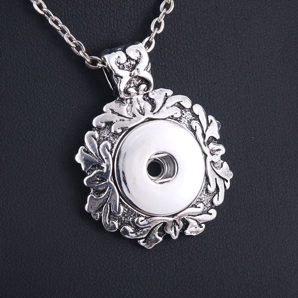 new snap jewelry snap pendant necklace fit 18mm buttons diy jewelry gift for women 9877, Silver
new snap jewelry snap pendant necklace fit 18mm buttons diy jewelry gift for women 9877, Silver
