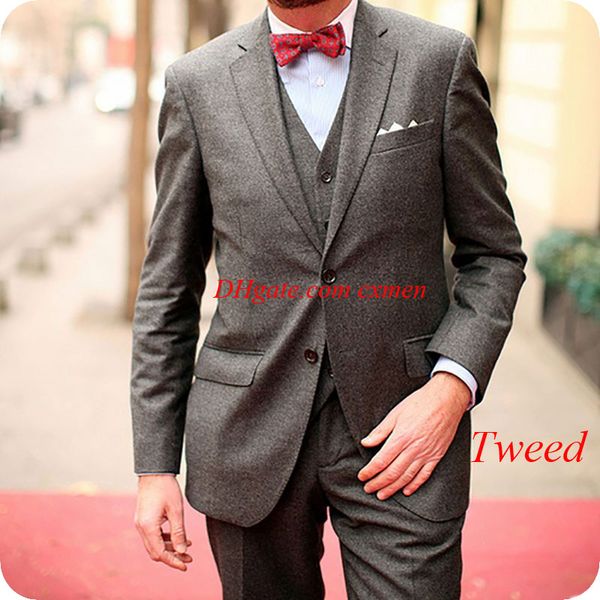 winter brown harringbone men suits for wedding wool male blazers khaki tweed groom tuxedo 3piece jacket pants vest terno masculino costume, Black;gray
winter brown harringbone men suits for wedding wool male blazers khaki tweed groom tuxedo 3piece jacket pants vest terno masculino costume, Black;gray