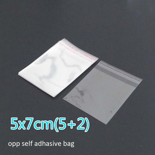1000pcs clear resealable bopp/ cellophane bag 5x7cm(5+2) transparent opp self adhesive plastic packaging cosmetic packing bags
1000pcs clear resealable bopp/ cellophane bag 5x7cm(5+2) transparent opp self adhesive plastic packaging cosmetic packing bags