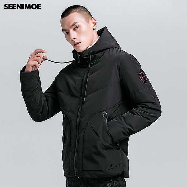 seenimoe 2018 winter parkas men winter jacket new youth trend stand collar hooded padded casual thick warm fashion coat, Black
seenimoe 2018 winter parkas men winter jacket new youth trend stand collar hooded padded casual thick warm fashion coat, Black