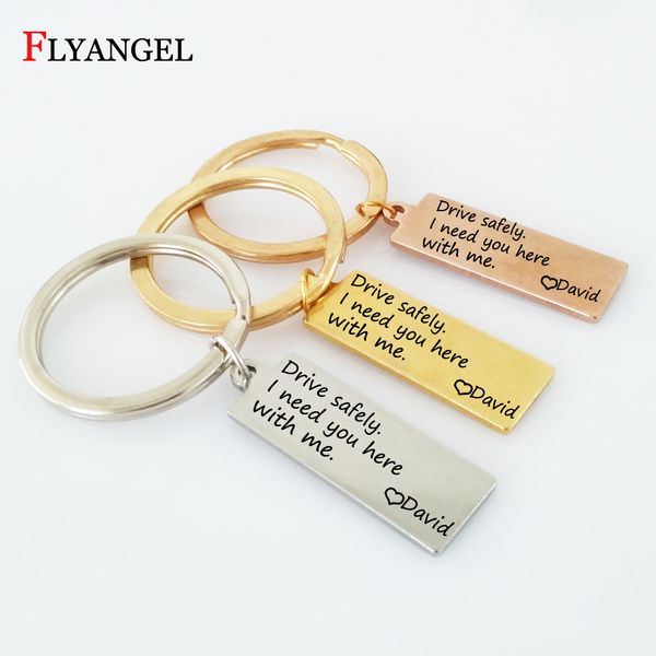 customized name stainless steel drive safely i need you here with me engraved keychains car key ring for couples boyfriends gift, Silver
customized name stainless steel drive safely i need you here with me engraved keychains car key ring for couples boyfriends gift, Silver