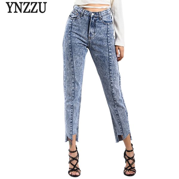 ynzzu new design irregular jeans woman 2018 new high waist jeans female denim pants trousers casual women plus size yb255, Blue
ynzzu new design irregular jeans woman 2018 new high waist jeans female denim pants trousers casual women plus size yb255, Blue