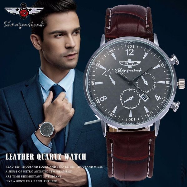 2017 shangmeimk men watch brand calendar clock delicacy quartz male wrist noble watches business relogio masculino drop shipping, Slivery;brown
2017 shangmeimk men watch brand calendar clock delicacy quartz male wrist noble watches business relogio masculino drop shipping, Slivery;brown