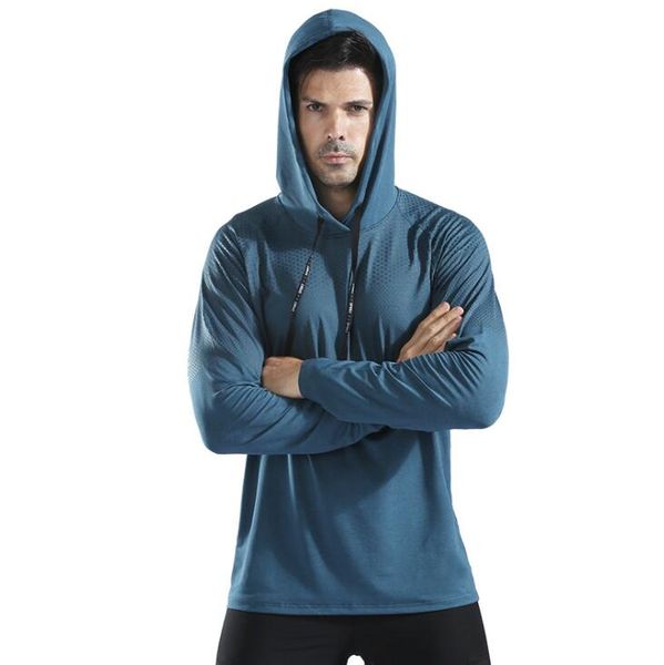 men's designer sweatshirt hooded sweater thin hood quick-drying fitness clothes running training clothes sportswear long-sleeved t-shir, Black
men's designer sweatshirt hooded sweater thin hood quick-drying fitness clothes running training clothes sportswear long-sleeved t-shir, Black